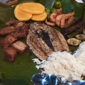 Variety of Filipino food
